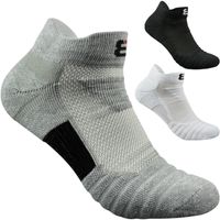 Wholesale Men s Elite Outdoor Sports Professional Men Running Basketball Cycling Socks Compression Cotton Towel Non slip Sock