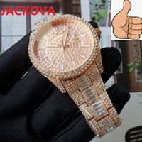 Wholesale classic Quartz Movement Male Time Clock Watch mm business switzerland diamonds ring highend auto date men Military Analog Rose Gold Calendar Gold Bracelet