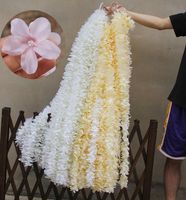 Wholesale Decorative Flowers Wreaths CM Artificial Hydrangea Orchid Wisteria Flower For DIY Simulation Wedding Arch Square Rattan Wall Hang