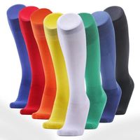 Wholesale 50 DHL Men Solid Long Socks Breathable Thick Outwear Sports Sock Man Soft White Black Soccer Sock Profession Football Socks FY7305