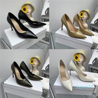 Wholesale designer women shoes sandals high heels sexy pointed formal shoe wedding dress shiny work size