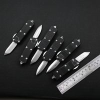 Wholesale new Paragraph inch D2 steel aviation aluminum T6061 handle mini outdoor hunting survival automatic knife quick opening tool
