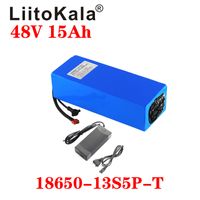 Wholesale LiitoKala V Ah E bike batteries li ion battery pack bicycle scoot conversion kit bafang W XT60 plug V Charger