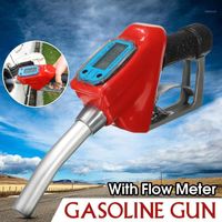Wholesale Turbine Flow Meter Sensor Flow Meter Indicator Counter Fuel Gauge Device Gasoline Diesel Petrol Oil Refilling Nozzle Gun1