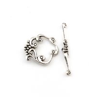 Wholesale 50 Sets Antique Silver Zinc Alloy OT Toggle Clasps For DIY Bracelets Necklace Jewelry Making Supplies Accessories F