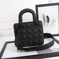 Wholesale Designer Luxury Handbags Purses Women Shoulder bag Genuine Leather with Houndstooth Fabric CrossBodybag Saddle Handbag High Quality01