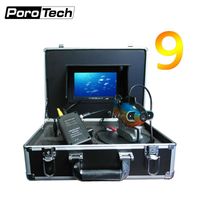 Wholesale Cameras Two High power Brightly White Night vision LED Underwater Fishing Camera Fish Finder SY801 inch TFT Color Screen mm Cable