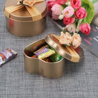 Wholesale Gift Wrap Special European Creative Personalized Wedding Candy Tin Box Square Supplies