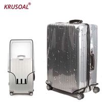 Wholesale Storage Bags PVC Suitcase Luggage Protective Case Travel Accessories Transparent Waterproof Dust Bag Covers
