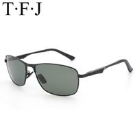 Wholesale Sunglasses TFJ Men s Polarized Aluminum Magnesium Frame Car Driving Sun Glasses UV400 Polarised Goggle Style Eyewear