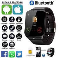 Wholesale DZ09 Professional Smart Watch G SIM TF Camera Waterproof Wrist Watch GSM Phone Large Capacity SIM SMS For Android For Phone