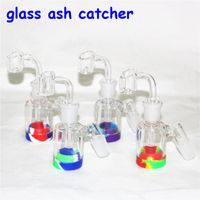Wholesale hot sale Glass Bong Ash Catchers mm mm Thick Pyrex Glass Bubbler Ash Catcher Degree Glass Reclaim Catcher Adapter