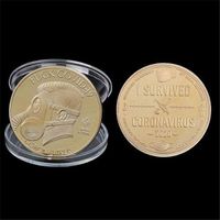 Wholesale I Survived Silver Commemoratives Copy Coins Gift for Friends Family Collectors
