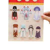 Wholesale 1Set Creative Beijing Opera Bookmark Set Special Gifts for Watching Drama Student Stationery Office School Supplies