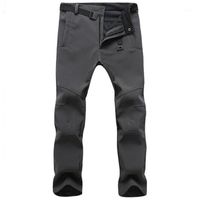 Wholesale Men s Pants Softshell Thick Warm Winter Trousers Men Fleece Waterproof Windproof Outwear Tactical Thermal