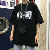 Wholesale Mens designer t shirts Naruto Summer Harajuku Cool Unisex Short Sleeve t shirt Japanese Anime Funny Printed Street style T shirt CX2MC50
