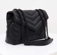 Wholesale designer handbags LOULOU Y shaped quilted real leather women bags chain shoulder bag high quality Flap bag multiple colour for choo