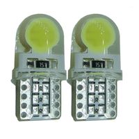 Wholesale Interior External Lights Auto T10 LED W5W Bulbs White Lamp COB Silicone Shell Car Super Bright Turn Side V D0301