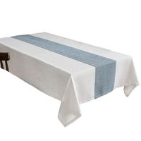 Wholesale Table Cloth Spill Proof Tablecloth Rectangle Wrinkle Free Dust Proof Polyester Linen Cover For Kitchen Dining Top1