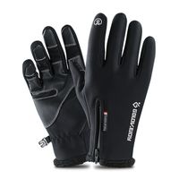 Wholesale 5 Size Cold proof Unisex Waterproof Winter Gloves Cycling Fluff Warm Gloves For Touchscreen Cold Weather Windproof Anti Slip
