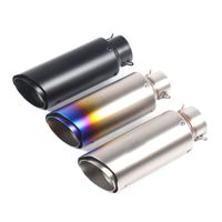 Wholesale 51mm Motorcycle Exhaust Eipe Laser Three Colors Exhaust Double Tail Muffler For Kawasaki Z900 GSXR1000RR