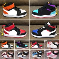 Wholesale Cheap new basketball shoes retro Wolf Grey Gamma blue black white red prom night kids sneakers tennis Size
