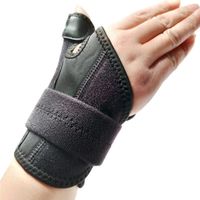 Wholesale Thumb Bracer Sprains Wrist Support Hand Belt Black Adjustable Band Fracture Men Women Brace Sports Carpal Tunnel Solid Useful1