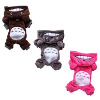 Wholesale Soft Warm Dog Clothes Coat Pet Costume Fleece Clothing For Dogs Puppy Cartoon Winter Hooded Jacket Autumn Apparel XS XXL