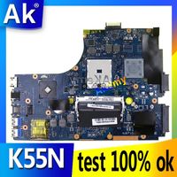 Wholesale Motherboards AK K55N Laptop Motherboard For Asus K55DE K55DR K55D K55 Test Original Mainboard