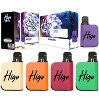Wholesale Authentic Higo Magic Disposable E cigarettes Puffs Vape Pen ml Pre filled Pods Cartridges Vaporizers mAh Battery Vapors pro plus max air bar flow