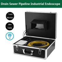 Wholesale 7Inch TFT LCD Display Drain Sewer Pipeline Industrial Endoscope M Cable MM Camera Head With Adjustable White