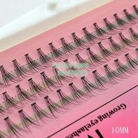 Wholesale False Eyelashes mm Knot Hair Korea Mink Soft Black Individual Eye Lash Cluster Extension DIY Makeup Set