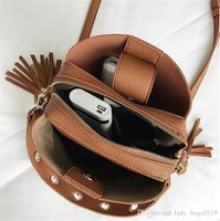 Wholesale Designer Scrub Women Bucket Bag Vintage Tassel Messenger Bag Designer Retro Shoulder Bag Simple Crossbody Bags Tote Bags