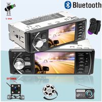 Wholesale 4 Car Radio Din Audio Stereo FM Bluetooth Steering Wheel Remote Control Car MP5 player Auto radio