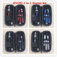 Wholesale 3 in Vaporizer Kit MT3 Evod Batteries Vape Pen for Vapor Ago Dry Herb Glass Dome Wax Starter Kits