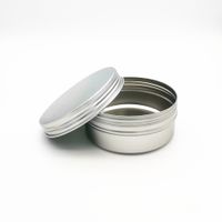 Wholesale 150ml Aluminum Jar Empty Aluminum Cosmetic Containers Pot Lip Balm Jar Tin For Cream Ointment Hand Cream Packaging Aluminum Box CCA3393