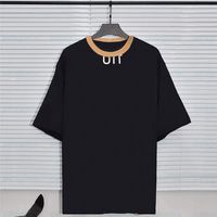 Wholesale Designer T Shirts Summer New Short Sleeve Tees Man Woman Round Neck Casual Tops Size S XL