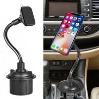 Wholesale Cell Phone Mounts Holders XMXCZKJ Magnetic Car Cup Holder Mount Adjustable Gooseneck For Most Smartphones HuaWei