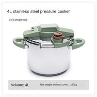 Wholesale Pressure cooker stainless steel pot soup pot stew induction cooker cookware set kitchen cooking tool pan Casserole1