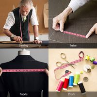 Wholesale 5Pieces Soft Tape Rulers Measure Measuring Tape for Body Fabric Sewing Tailor Cloth Knitting Home Craft Measurements Tool Rulers