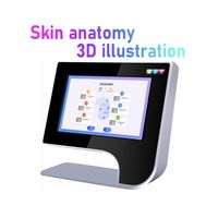 Wholesale Best multifunction skin scanner machine facial skin analyzer for beauty spa skin scanner oil and grease and moisture analysis