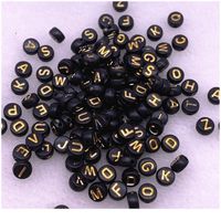 Wholesale 100pcs x4mm Multicolour Round Alphabet Letter Acrylic Loose Spacer Beads For Jewelry Making Diy Bracelet Acc jllOCz