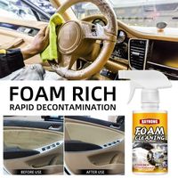 Wholesale 120 ML Foam Cleaner for Car Interior Leather Seat Steering Wheel Roof Fabric Cleaning Agent Multipurpose Dust Remover