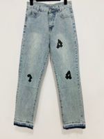 Wholesale 21SS Italy paris USA jeans Casual Street Fashion Pockets Warm Men Women Couple Outwear DEMIN blue pants free ship