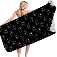 Wholesale Microfiber terry cloth square beach towel quick drying waterproof and dirt resistant bath towel
