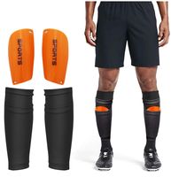 Wholesale 1 Pair Soccer Football Shin Guard Teens Socks Pads Professional Shields Legging Shinguards Sleeves Protective Gear