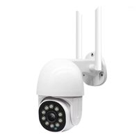 Wholesale Surveillance Camera P HD Outdoor Camera Dual Light Source Waterproof Full Color Night Vision Motion DetectionEU Plug1