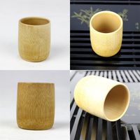 Wholesale Manual Bamboo Tea Cup Eco Friendly Natural Tumbler Pillar Shape Bardian Mugs Sell Well New Pattern cj J1