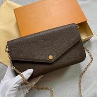 Wholesale New Fashion Piece Luxury One Shoulder Tote Wallet Chain Designer Crossbody Style Ladies Card Holder Coin Pouch