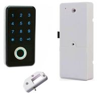 Wholesale Small Smart Electronic Password Keyless Mini Biometric Fingerprint Cabinet Door Wardrobe Drawer Locker Lock For Home Office Gym
